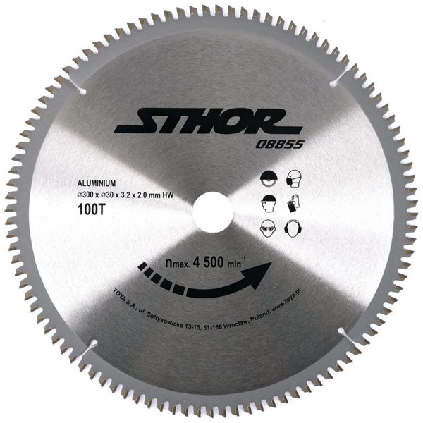 S&aring;gklinga f&ouml;r aluminium 300 mm 100T STHOR - 2513615