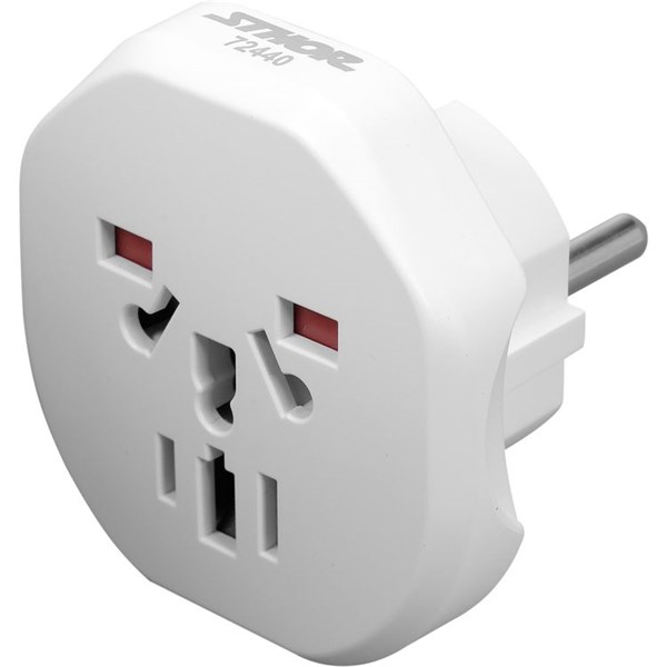 Maailmanlaajuinen matka-adapter Eurooppaan STHOR STHOR
