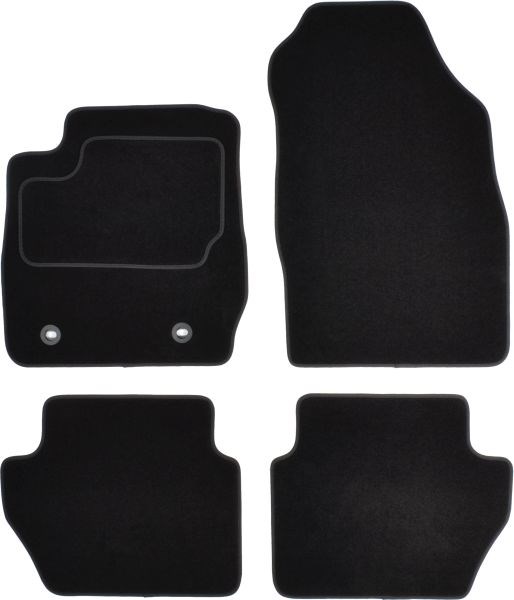 Tekstiilimatto FORD FIESTA VI 09.12-04.17round fittings, Edessä j Mammooth