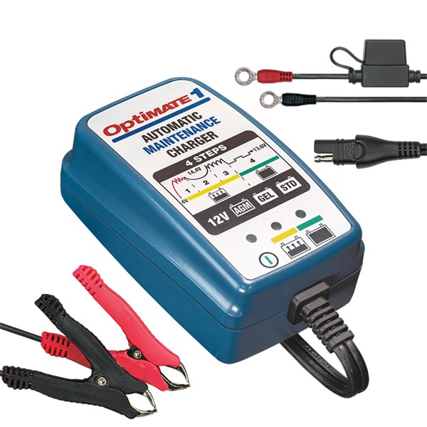 OptiMate 1 VoltMatic 6V/12V 0,6A Akkulaturi