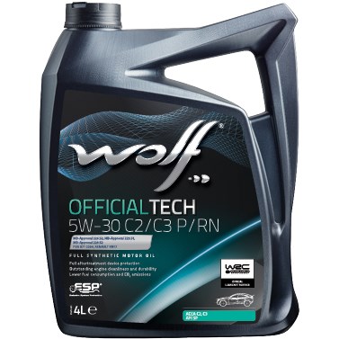 Moottoriöljy WOLF OFFICIALTECH 5W-30 C2/C3 P/RN WOLF WOLF