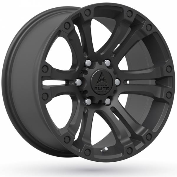 American elite wheels Hero Matt Black American Elite Wheels