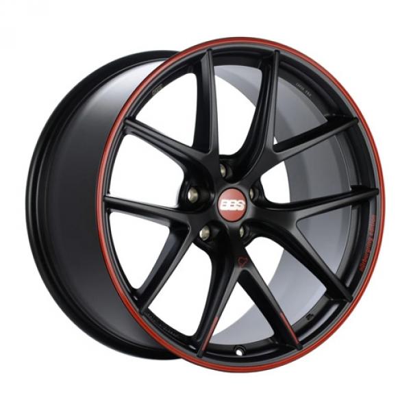 Bbs CI-R Nurburgring Edition Satin Black With Red Rim Bbs