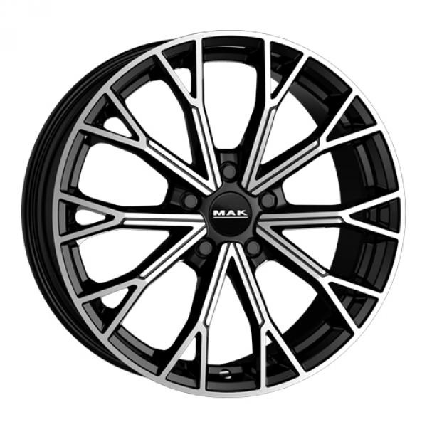 Mak Asphalt Black Machined Face Mak