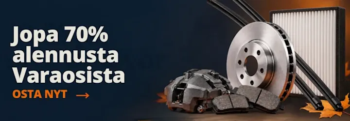 Jopa 70 % alennus valituista varaosista